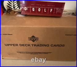2001 Upper Deck Premiere Edition Golf Cards Factory Sealed Box Tiger Woods