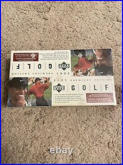 2001 Upper Deck Premiere Edition Golf Rack Pack Box