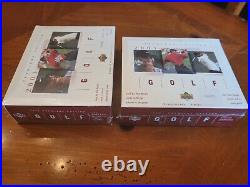 2001 Upper Deck Premiere Edition Golf Tiger Woods RC Sealed Mint 24 Pack Box