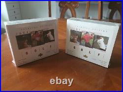 2001 Upper Deck Premiere Edition Golf Tiger Woods RC Sealed Mint 24 Pack Box