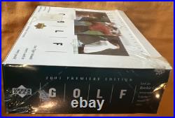 2001 Upper Deck Premiere Edition Retail Golf Box, Tiger Woods Insert/pack! LAST