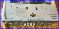 2001 Upper Deck Premiere Edition Retail Golf Box, Tiger Woods Insert/pack! LAST