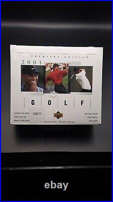 2001 Upper Deck Premium Golf Box Possible Tiger Woods Autograph card