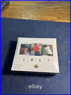 2001 Upper Deck Premium Golf cards Tiger Woods RC SEALED BOX 24 Packs INVEST