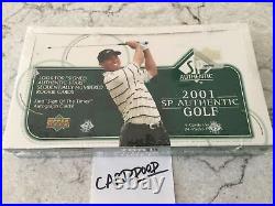 2001 Upper Deck SP Authentic Golf Factory Sealed Hobby Box Free Shipping