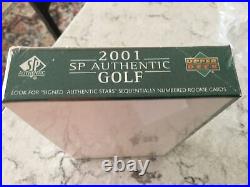 2001 Upper Deck SP Authentic Golf Factory Sealed Hobby Box Free Shipping