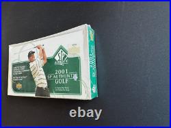 2001 Upper Deck SP Authentic Golf Hobby Box Sealed, Tiger Woods RC