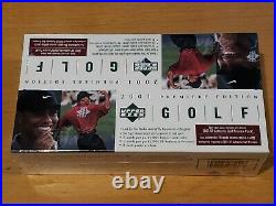 2001 Upper Deck Sealed Golf Rack Box, Tiger Woods Sp Authentic Preview Rc