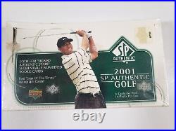2001 Upper Deck Sp Authentic Golf Factory Sealed Box