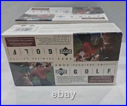 2001 Upper Deck UD Sealed Golf Rack Pack Box SP AUTHENTIC Preview Cards Sealed 2001 Upper Deck UD Sealed Golf Rack Pack Box SP AUTHENTIC Preview Cards Sealed
