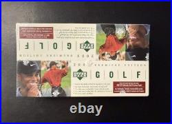 2001 Upper Deck UD Sealed Golf Rack Pack Box SP AUTHENTIC Preview Cards Tiger RC 2001 Upper Deck UD Sealed Golf Rack Pack Box SP AUTHENTIC Preview Cards Tiger RC