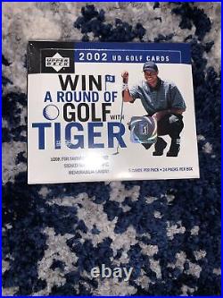 2002 UD Golf Hobby Box 24ct Factory Sealed Green Grass Tiger NEW