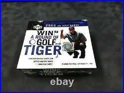 2002 Upper Deck Golf Green Grass Edition Factory Sealed Hobby Box Phil Mickelson