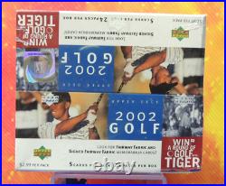 2002 Upperdeck 2002 Golf Factory Sealed Trading Card Box