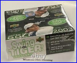 2003 Upper Deck Golf Card Retail Box NEW Sports 24 Packs PGA