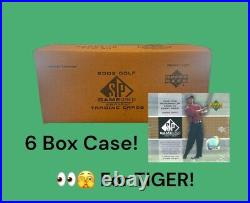 2003 Upper Deck Sp Game Used Golf Hobby 6 Box Sealed Case Tiger Woods Auto 2003 Upper Deck Sp Game Used Golf Hobby 6 Box Sealed Case Tiger Woods Auto