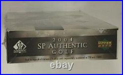 2004 Upper Deck SP Authentic Golf Hobby Box Factory Sealed 24 Pack