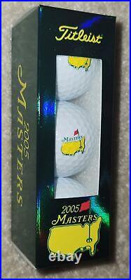 2005 Masters Titleist NXT dozen golf balls (4 sleeves) with box NEW Tiger Augusta
