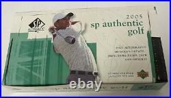 2005 Upper Deck SP Authentic Factory Sealed Golf Hobby Box Read
