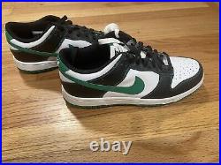 2012 New No Box 8.5 Nike Dunk Low NG Golf Cleats White Court Green 484294-100