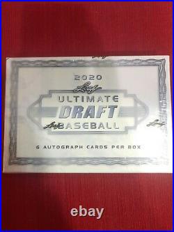 2020 Leaf Ultimate Draft Baseball Hobby Box Factory Sealed