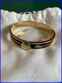 2021 Augusta National Golf Club Masters Black Bangle NEW in Gift Box