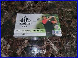 2021 UD SP Authentic Golf Sealed Hobby Box! Tiger Woods Jack Nicklaus Auto