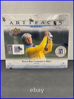 2021 Upper Deck Artifacts Golf-Factory Sealed Hobby Box