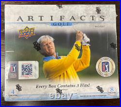 2021 Upper Deck Artifacts Golf Factory Sealed Hobby Box PGA RC SP SSP IN HAND