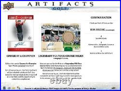 2021 Upper Deck Artifacts Golf Factory Sealed Hobby Box PGA RC SP SSP PREORDER