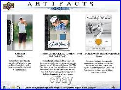 2021 Upper Deck Artifacts Golf Hobby Box