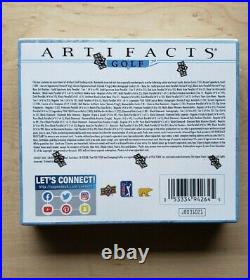 2021 Upper Deck Artifacts Golf Hobby Box Factory Sealed NEW