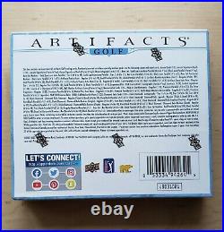 2021 Upper Deck Artifacts Golf TWO Factory Sealed Boxes