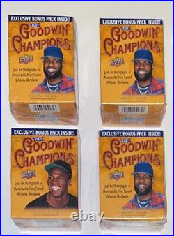 2021 Upper Deck Goodwin Champions Blaster Box Brand New In Hand Sealed (4 boxes)