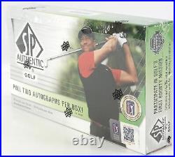 2021 Upper Deck Sp Authentic Golf Hobby 8-box Case