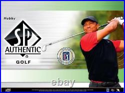 2021 Upper Deck Sp Authentic Golf Hobby 8-box Case