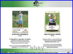 2021 Upper Deck Sp Authentic Golf Hobby 8-box Case