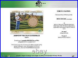 2021 Upper Deck Sp Authentic Golf Hobby 8-box Case