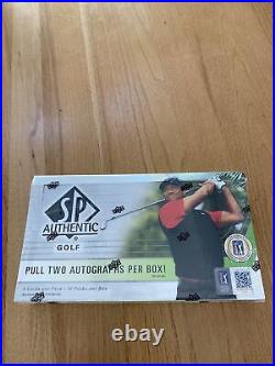 2021 Upper Deck Ud Sp Authentic Golf Pga Tour Factory Sealed Hobby Box Bounty