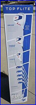 2024 MENS TOP FLITE XL 13 PIECE GOLF SET Open Box Red White And Blue 2024 MENS TOP FLITE XL 13 PIECE GOLF SET Open Box Red White And Blue