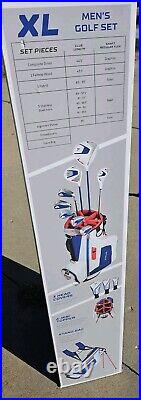 2024 MENS TOP FLITE XL 13 PIECE GOLF SET Open Box Red White And Blue 2024 MENS TOP FLITE XL 13 PIECE GOLF SET Open Box Red White And Blue