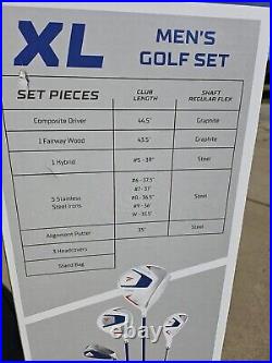 2024 MENS TOP FLITE XL 13 PIECE GOLF SET Open Box Red White And Blue 2024 MENS TOP FLITE XL 13 PIECE GOLF SET Open Box Red White And Blue
