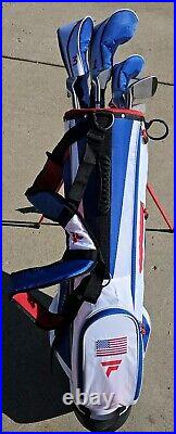 2024 MENS TOP FLITE XL 13 PIECE GOLF SET Open Box Red White And Blue 2024 MENS TOP FLITE XL 13 PIECE GOLF SET Open Box Red White And Blue