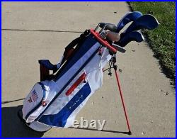 2024 MENS TOP FLITE XL 13 PIECE GOLF SET Open Box Red White And Blue 2024 MENS TOP FLITE XL 13 PIECE GOLF SET Open Box Red White And Blue