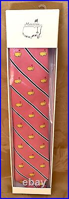 2024 Masters NECK TIE Augusta National Golf Club NEW Logo Pink RARE! New in Box