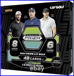 2024 Panini Prizm LIV Golf Factory Sealed Hobby Box 2024 Panini Prizm LIV Golf Factory Sealed Hobby Box
