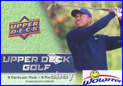 2024 Upper Deck GOLF EXCLUSIVE Factory Sealed 20 Box Blaster CASE-20 YOUNG GUNS