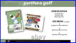 2024 Upper Deck Portfolio Golf Hobby 16-box Case