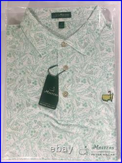 2025 Masters Peter Millar Polo golf Shirt XL Amen Corner course pattern new 2025 Masters Peter Millar Polo golf Shirt XL Amen Corner course pattern new
