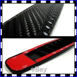2pcs Carbon Fiber Front Rear Bumper Corner Protector Guard Scratch Proof Strip